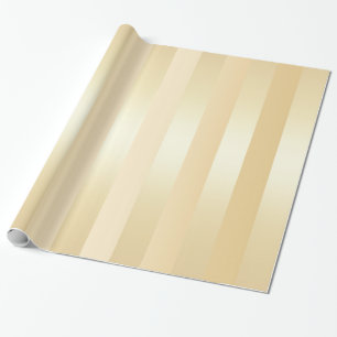 Elegant och moderna Guld-julen i Rand Mönster Presentpapper