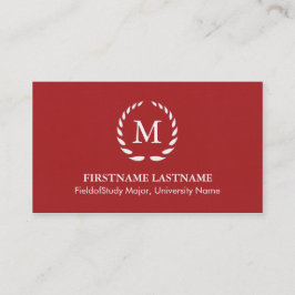 Elegant och moderna Student-Affärskort