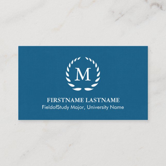 Elegant och moderna Student-Affärskort (Framsida)