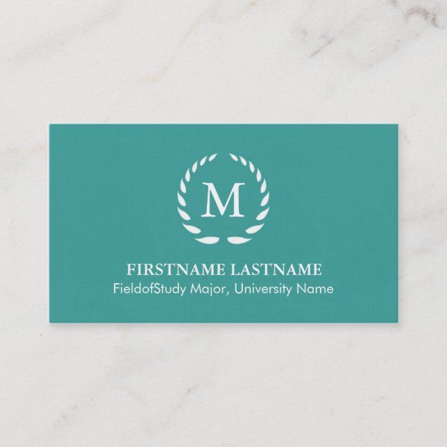 Elegant och moderna Student-Affärskort (Framsida)