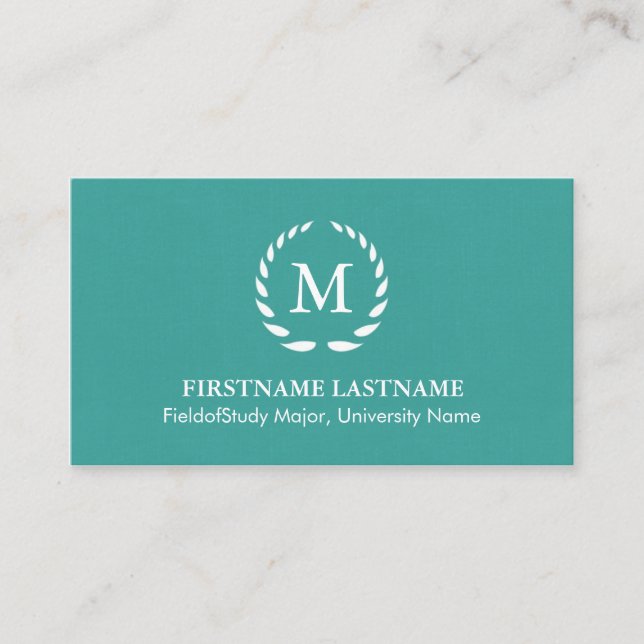 Elegant och moderna Student-Affärskort (Framsida)