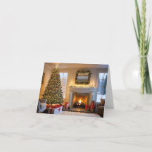 Elegant och modernt julkort