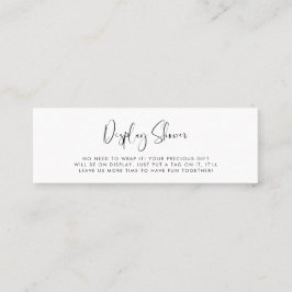 Elegant- och modernt Visning-duschkort Mini Visitkort