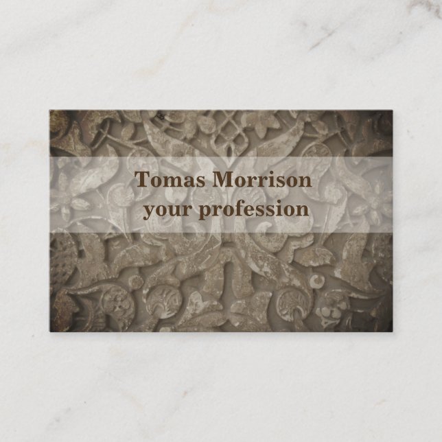 Elegant- och originalkortsutformning visitkort (Framsida)