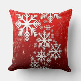Elegant och Snyggt snöflummel mönster jul Kudde