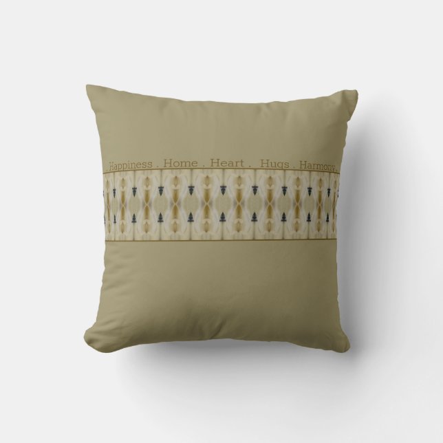 Elegant och Snyggt som inspirerar Guld Beige Kudde (Framsida)