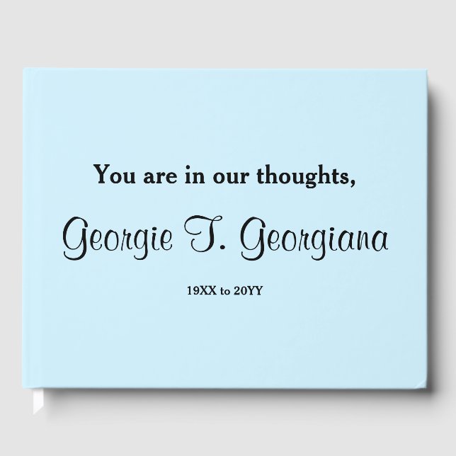 Elegant och subducerad sympati, gästbok (Framsida)