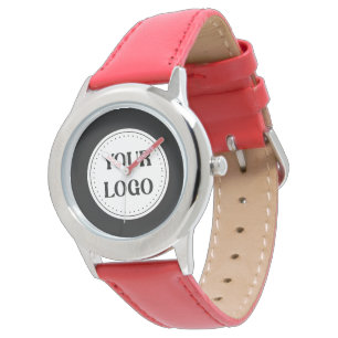 Elegant och svartvit Logotyp för QR-kod Armbandsur