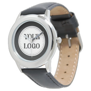 Elegant och svartvit QR-kod Armbandsur