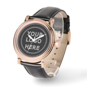 Elegant och svartvit QR-kod Armbandsur