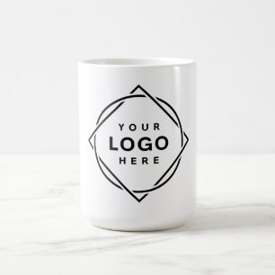 Elegant och svartvit QR-kod Kaffemugg