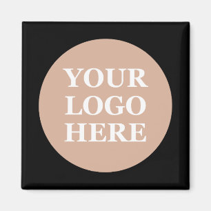 Elegant och svartvit QR-kod Magnet