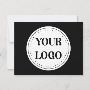 Elegant och svartvit QR-kod Spara Datumet