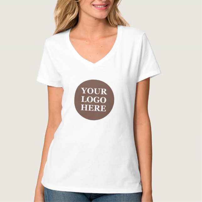 Elegant och svartvit QR-kod T Shirt (Framsida)