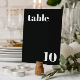 Elegant och Trendig Bordsnumret Bröllop Inbjudningar