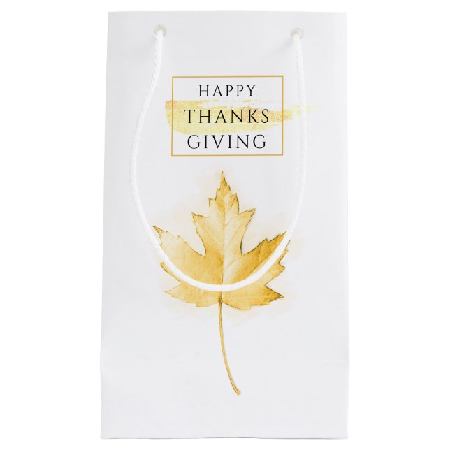 Elegant och trendig gyllene Thanksgiving (Framsidan)