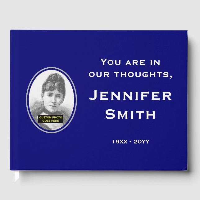 Elegant och vanlig handbok; foto till Anpassningsb Gästböcker (Framsida)