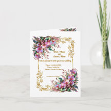 Elegant och vibrant Orchid Flowers Wedding
