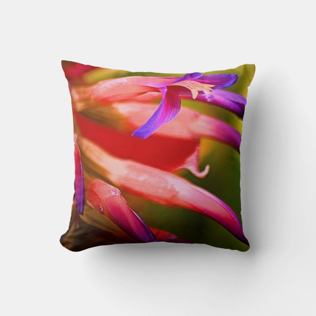 Elegant och vimatisk Blommigt Dekorativ kudde (Framsida)