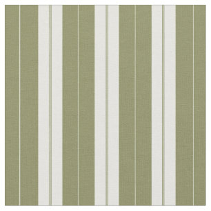 Elegant Oliv grönt antik Fransk Tickning Rand Tyg
