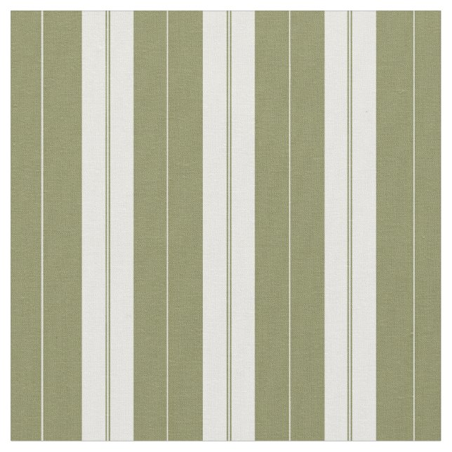 ELEGANT - OLIV GRÖNT FRANSK -  RAND TYG (Närbild)