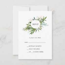 Elegant Olive Greenery OSA kort
