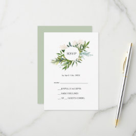 Elegant Olive Greenery OSA kort