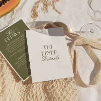 Elegant Olivgröna Klassiska Pengar Lyxig Bröllopsd
