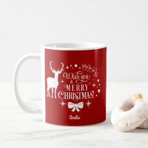 Elegant önskar dig ett GOD JUL Monogram Kaffemugg