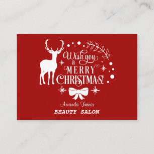 Elegant önskar dig ett GOD JUL Monogram Visitkort