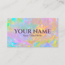 Elegant Opal Iridescent Skönhetssalong