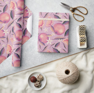 Elegant Orange Grove-skymning Presentpapper