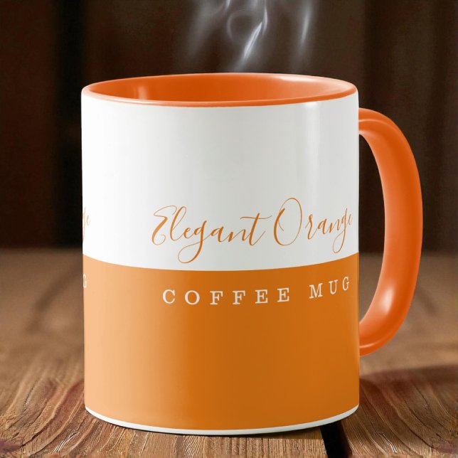 Elegant Orange Mugg (Skapare uppladdad)