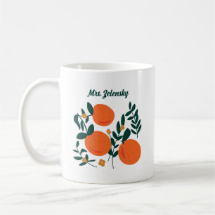 Elegant orangebrisa kaffemugg