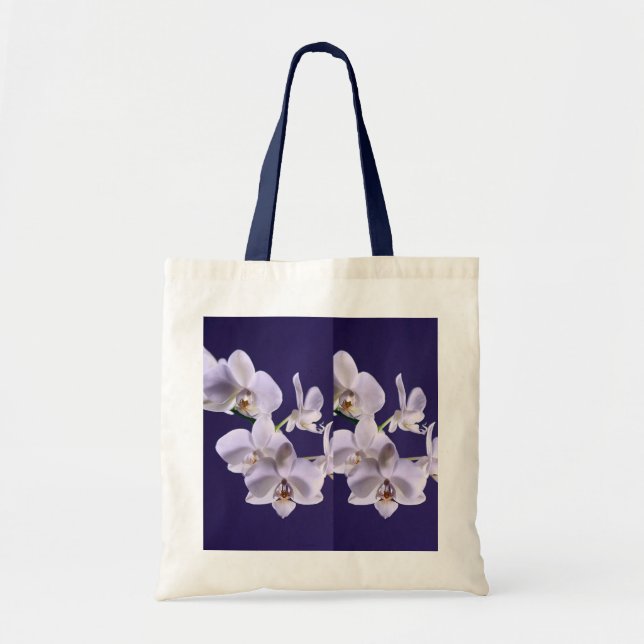 Elegant Orchid Bild Tote Bag Tygkasse (Framsidan)