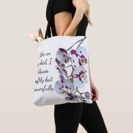 Elegant Orchid & offert Tote Bag Tygkasse