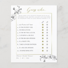 Elegant Orchid Ram Möhippa Gissa vem som spelar