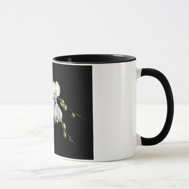 Elegant Orchidkaffemugg Mugg (Höger)