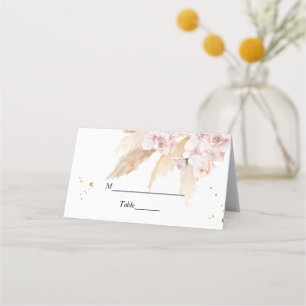 Elegant Orchids & Pampas Beauty Ram Placeringskort