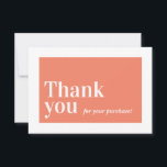 ELEGANT ORDER INSERT - affärstack orange Tack Kort<br><div class="desc">by kat masard >>> WWW.SIMPLYSWEETPAPERIE.COM<< Skicka och extra speciell TACK meddelande med stil och pizzazz för dina kunder. Lägg till din logotyp på baksidan och ha till och med skrivan en personlig anteckning - underbar, professionell kundtjänst som kommer att behålla dem att komma tillbaka! AVDELNING 1. Om du vill ändra...</div>