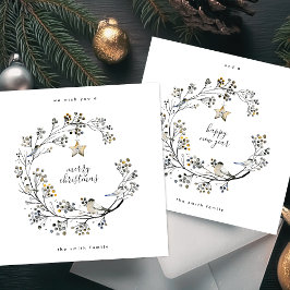 Elegant Organic Kraft Wandan God jul Julkort
