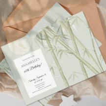 Elegant Oriental Bamboo 60:e Födelsedagsfesten