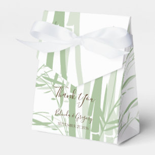 Elegant Oriental Bamboo Bröllop Presentaskar