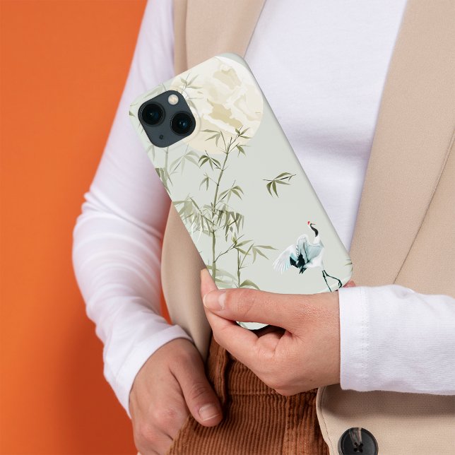 Elegant Oriental Bamboo Crane (Elegant Oriental Bamboo Crane Case-Mate iPhone Case)