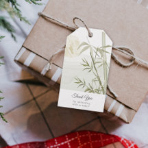 Elegant Oriental Bamboo Måne Birthday