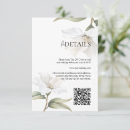 Elegant Oriental Magnoliaväktenskap Tilläggskort