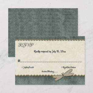 Elegant Ornate Classy Whimsical Formal Bröllop OSA Kort
