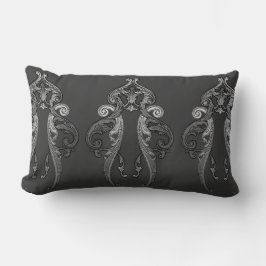 Elegant Ornate Goth Design Dekorativ kudde