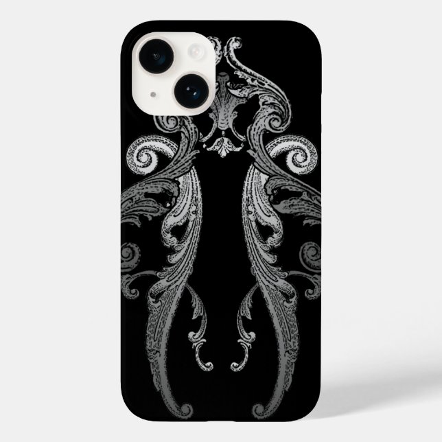 Elegant Ornate Goth Design iPhone 7 Fodral (Baksida)