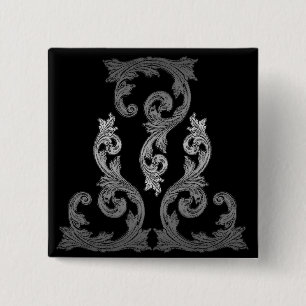 elegant Ornate Goth Design Knapp